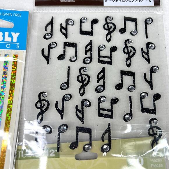 Lot of 10 Miscellaneous Scrapbooking Sticker Sheets - Picture 4 of 6